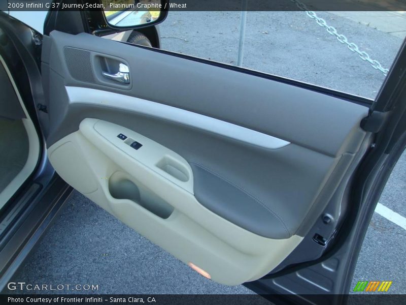 Platinum Graphite / Wheat 2009 Infiniti G 37 Journey Sedan