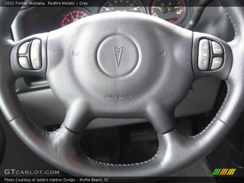 Redfire Metallic / Gray 2002 Pontiac Montana