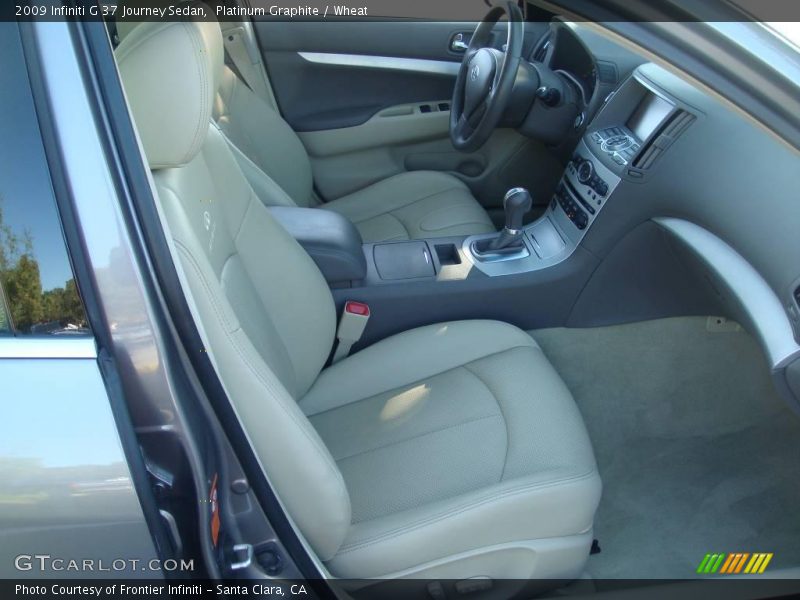 Platinum Graphite / Wheat 2009 Infiniti G 37 Journey Sedan
