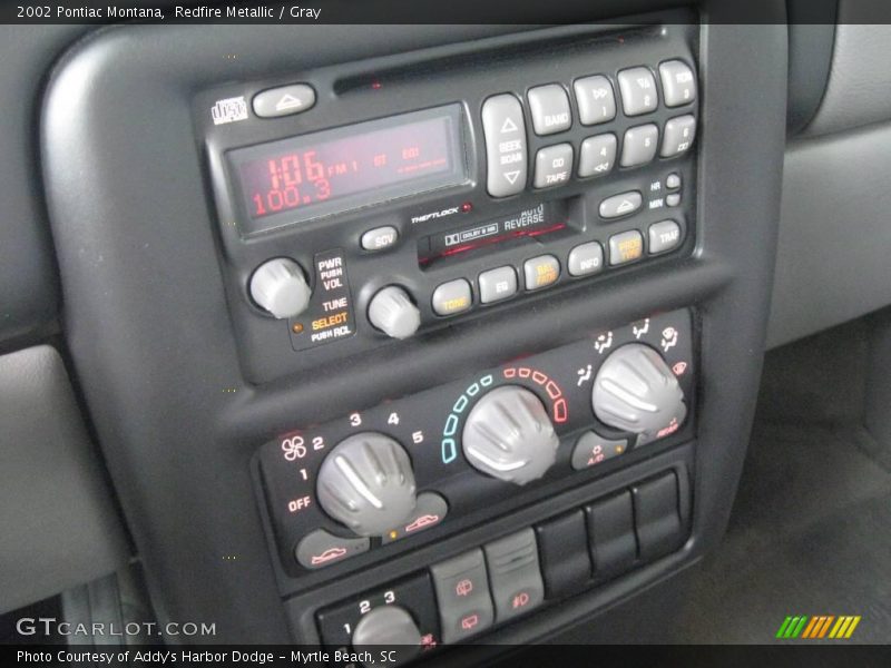 Redfire Metallic / Gray 2002 Pontiac Montana