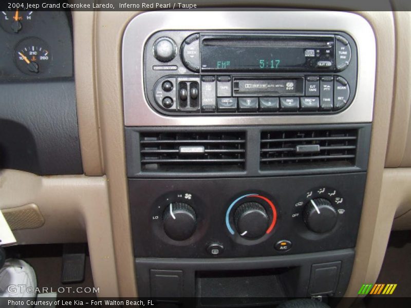 Inferno Red Pearl / Taupe 2004 Jeep Grand Cherokee Laredo
