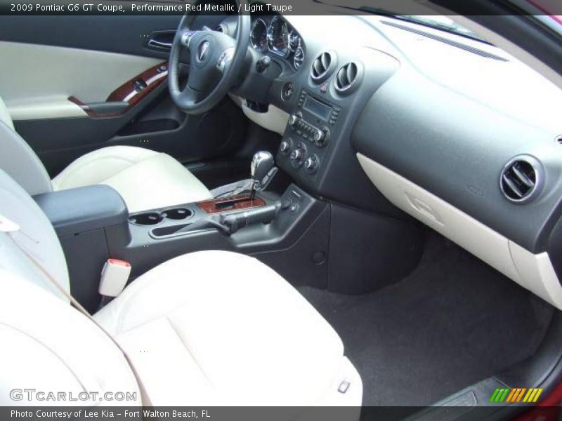 Performance Red Metallic / Light Taupe 2009 Pontiac G6 GT Coupe