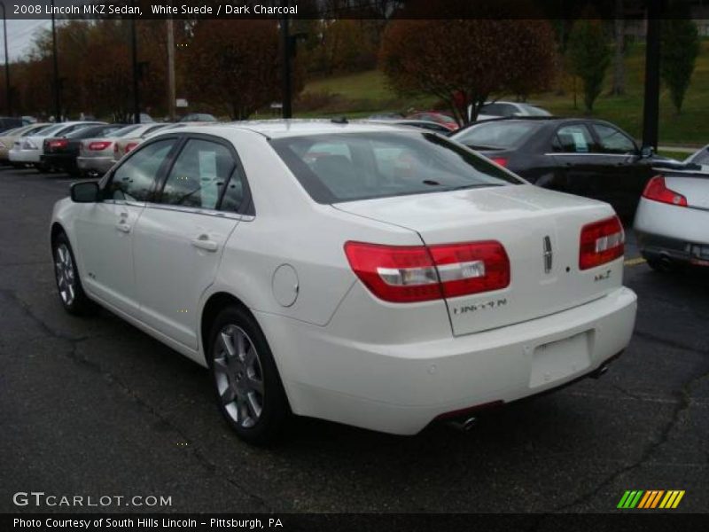 White Suede / Dark Charcoal 2008 Lincoln MKZ Sedan