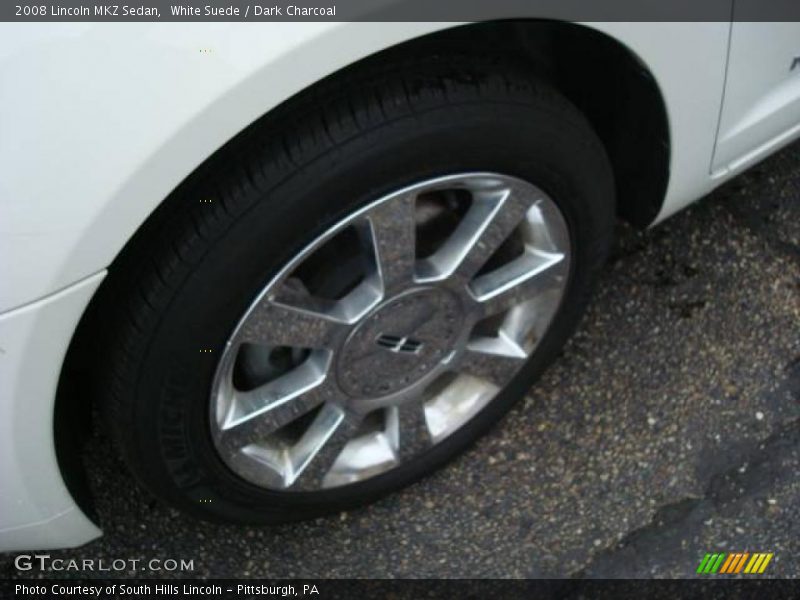 White Suede / Dark Charcoal 2008 Lincoln MKZ Sedan
