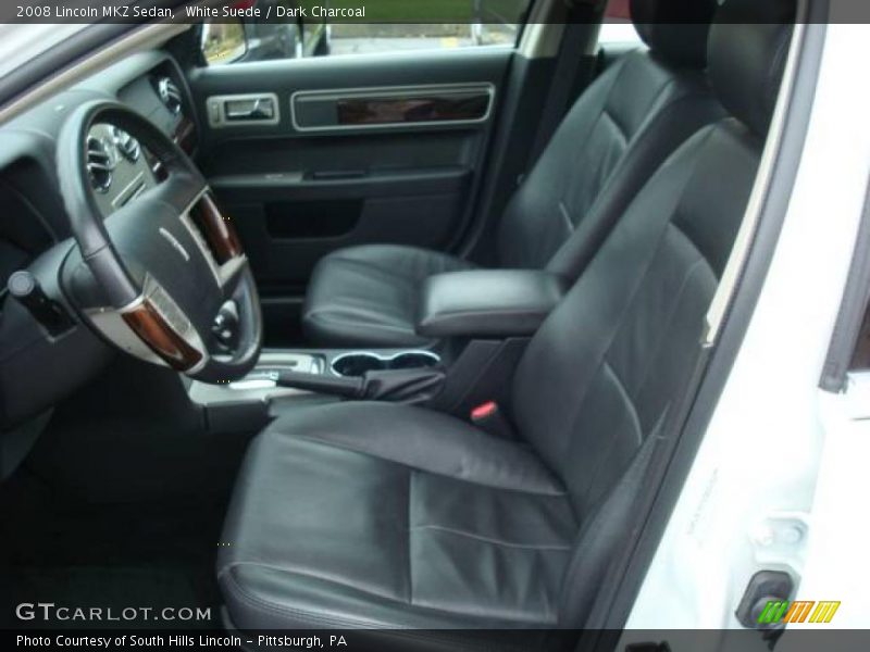 White Suede / Dark Charcoal 2008 Lincoln MKZ Sedan