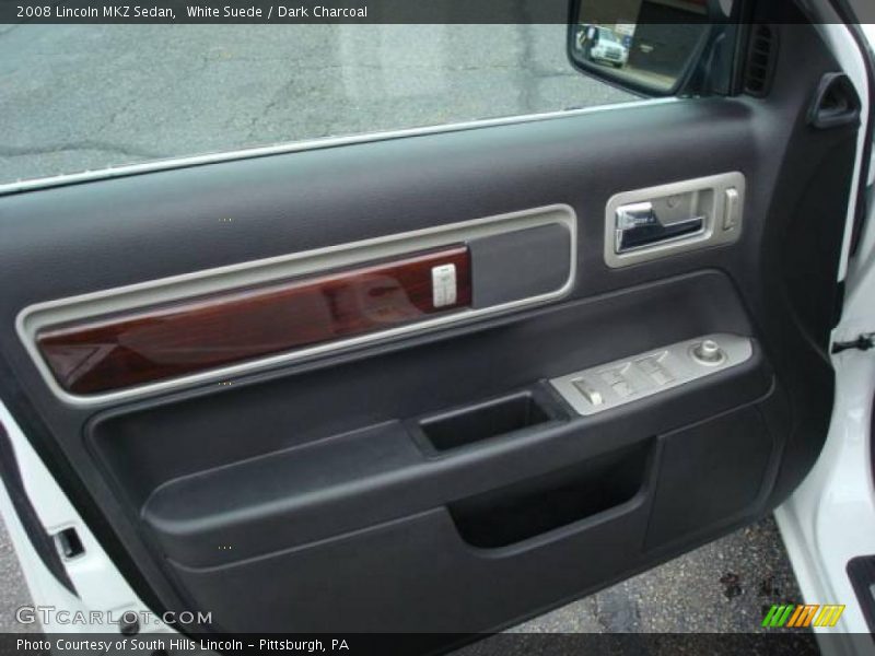White Suede / Dark Charcoal 2008 Lincoln MKZ Sedan