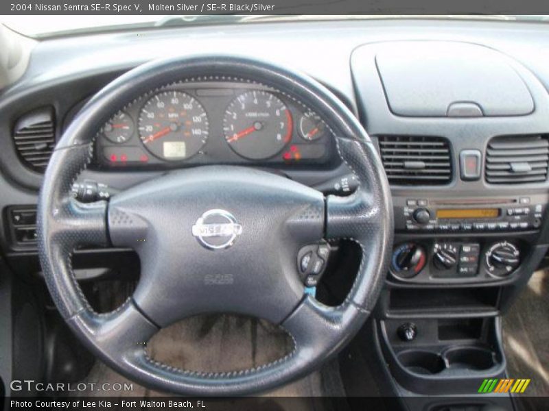 Molten Silver / SE-R Black/Silver 2004 Nissan Sentra SE-R Spec V