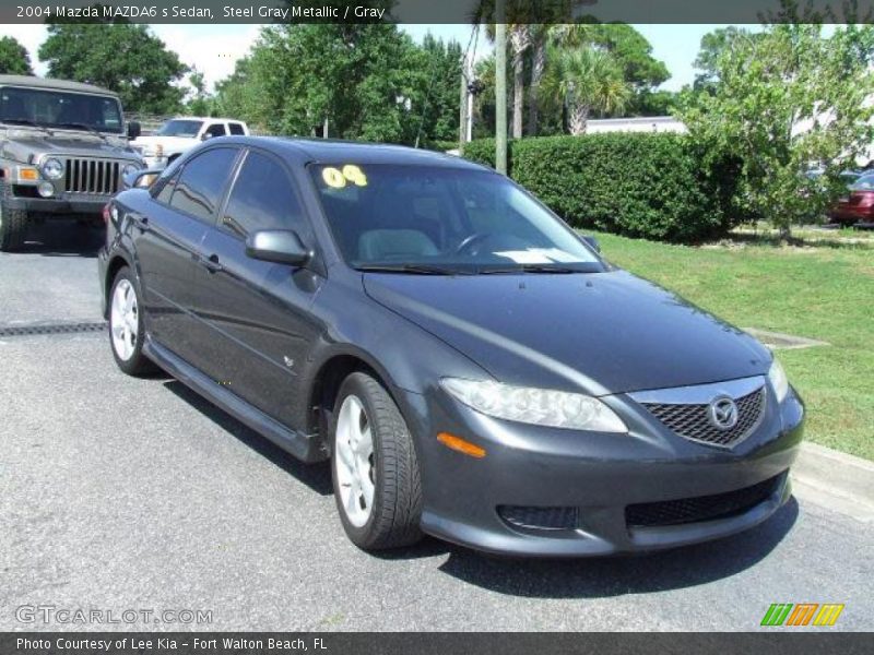 Steel Gray Metallic / Gray 2004 Mazda MAZDA6 s Sedan