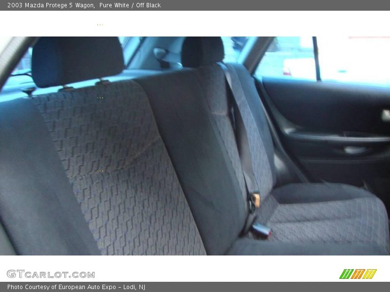 Pure White / Off Black 2003 Mazda Protege 5 Wagon