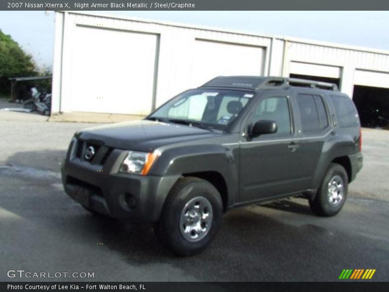 Night Armor Black Metallic / Steel/Graphite 2007 Nissan Xterra X