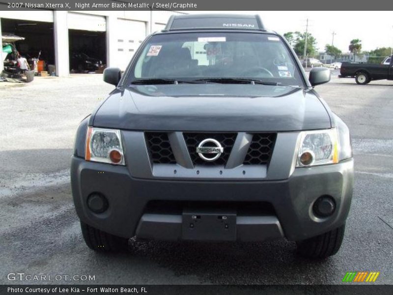 Night Armor Black Metallic / Steel/Graphite 2007 Nissan Xterra X