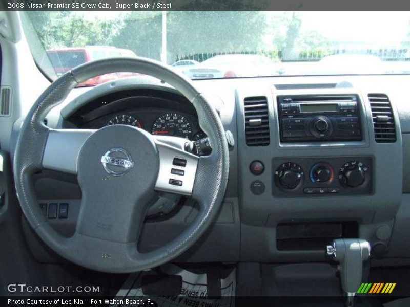 Super Black / Steel 2008 Nissan Frontier SE Crew Cab