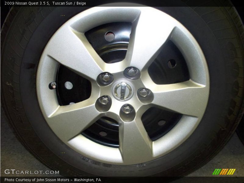 Tuscan Sun / Beige 2009 Nissan Quest 3.5 S