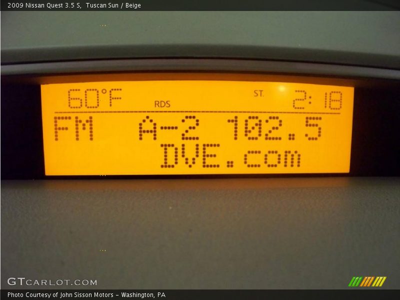 Tuscan Sun / Beige 2009 Nissan Quest 3.5 S