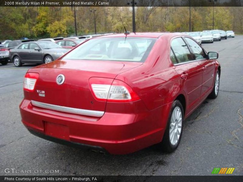 Vivid Red Metallic / Camel 2008 Mercury Milan I4 Premier