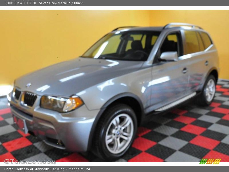 Silver Grey Metallic / Black 2006 BMW X3 3.0i