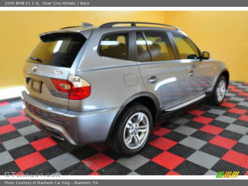 Silver Grey Metallic / Black 2006 BMW X3 3.0i