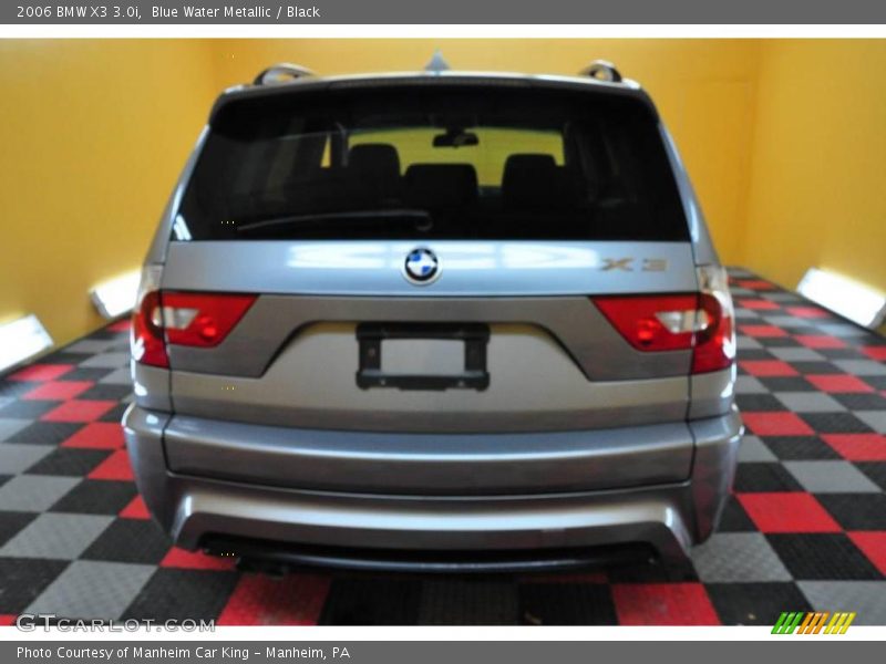Blue Water Metallic / Black 2006 BMW X3 3.0i