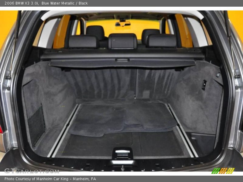 Blue Water Metallic / Black 2006 BMW X3 3.0i