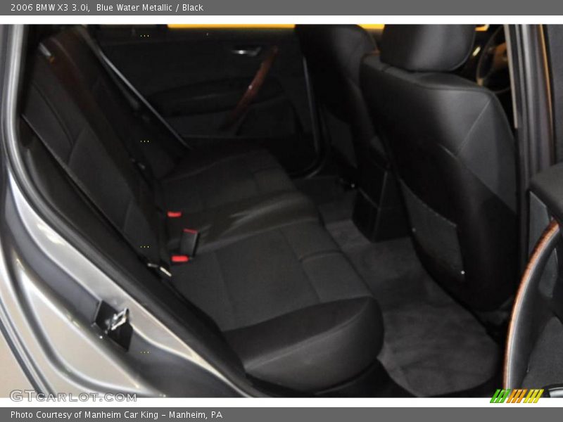 Blue Water Metallic / Black 2006 BMW X3 3.0i