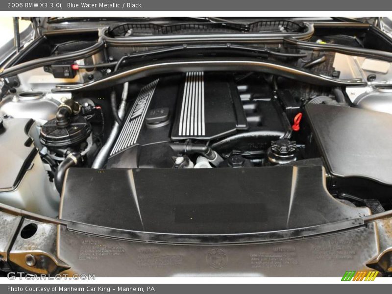 Blue Water Metallic / Black 2006 BMW X3 3.0i