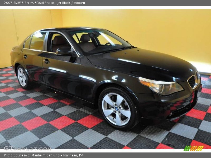 Jet Black / Auburn 2007 BMW 5 Series 530xi Sedan