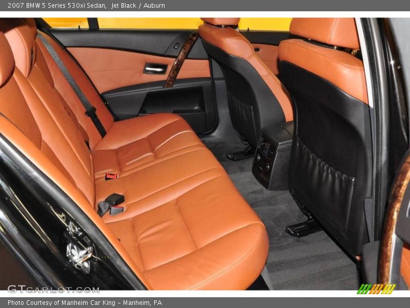 Jet Black / Auburn 2007 BMW 5 Series 530xi Sedan