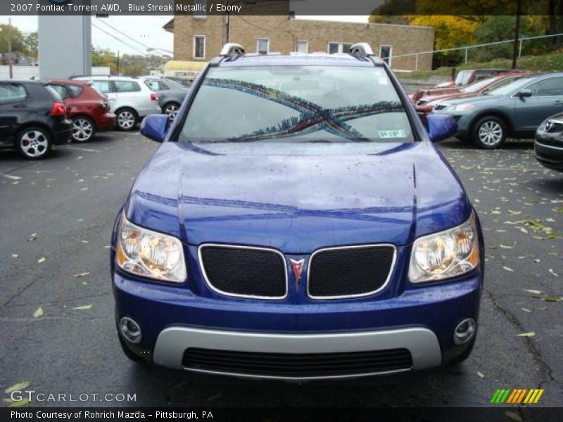 Blue Streak Metallic / Ebony 2007 Pontiac Torrent AWD