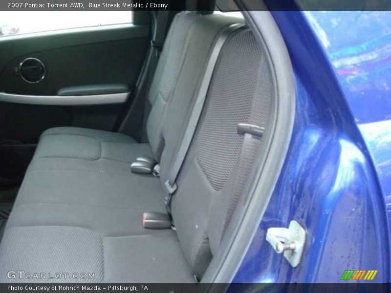 Blue Streak Metallic / Ebony 2007 Pontiac Torrent AWD