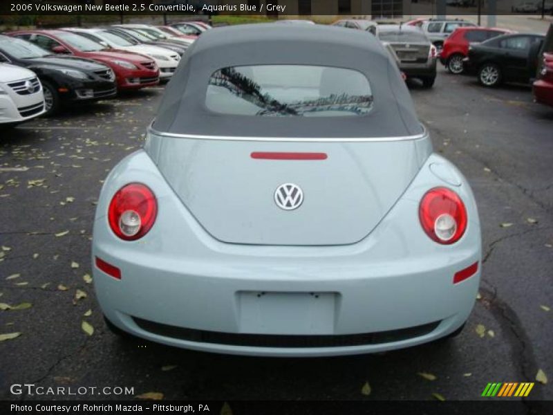 Aquarius Blue / Grey 2006 Volkswagen New Beetle 2.5 Convertible