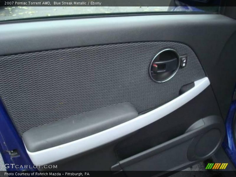 Blue Streak Metallic / Ebony 2007 Pontiac Torrent AWD