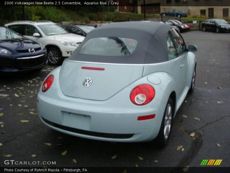 Aquarius Blue / Grey 2006 Volkswagen New Beetle 2.5 Convertible