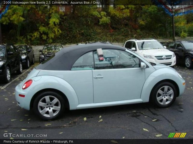 Aquarius Blue / Grey 2006 Volkswagen New Beetle 2.5 Convertible