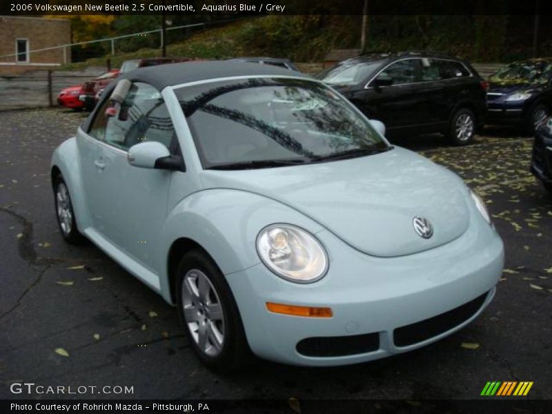 Aquarius Blue / Grey 2006 Volkswagen New Beetle 2.5 Convertible