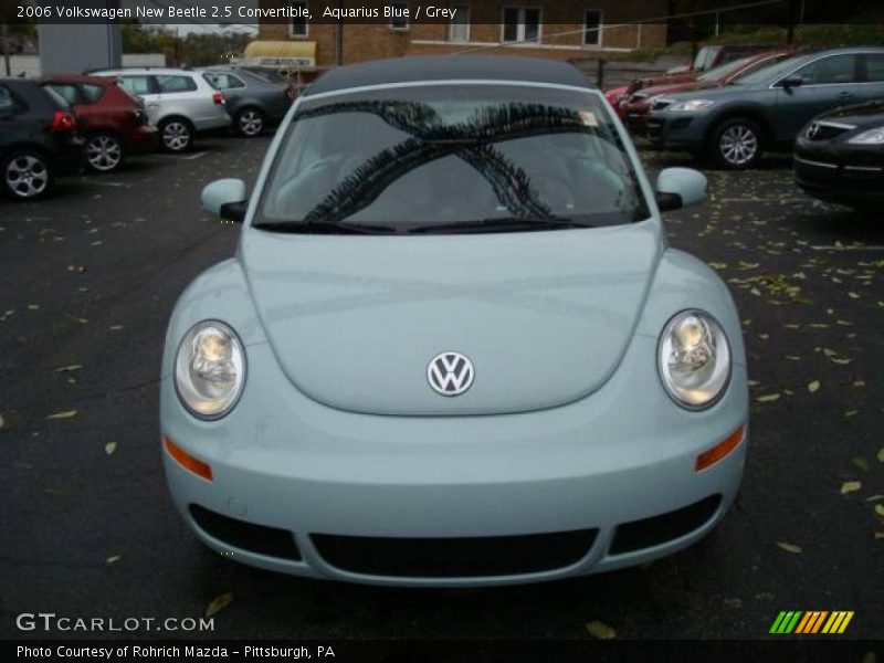 Aquarius Blue / Grey 2006 Volkswagen New Beetle 2.5 Convertible