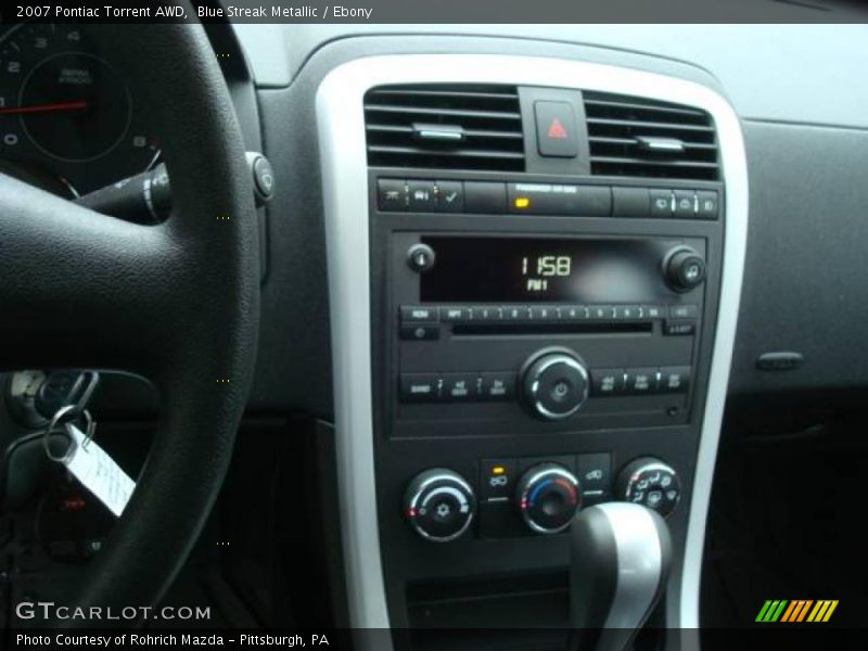 Blue Streak Metallic / Ebony 2007 Pontiac Torrent AWD
