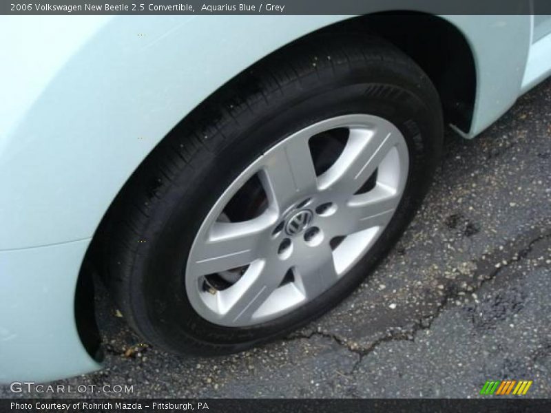 Aquarius Blue / Grey 2006 Volkswagen New Beetle 2.5 Convertible