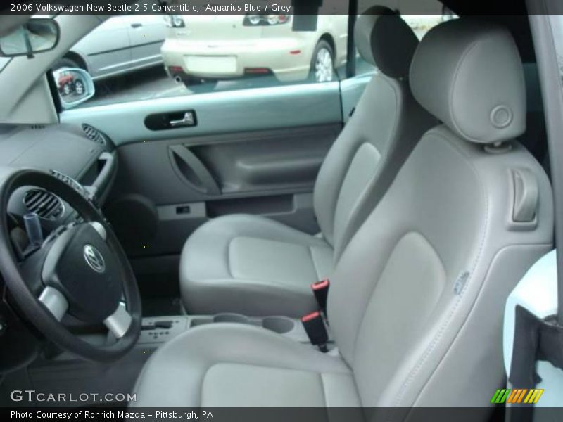 Aquarius Blue / Grey 2006 Volkswagen New Beetle 2.5 Convertible