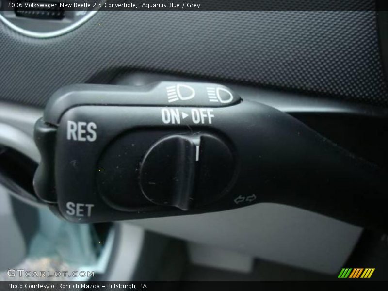 Aquarius Blue / Grey 2006 Volkswagen New Beetle 2.5 Convertible