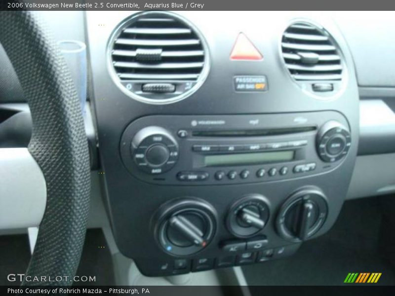 Aquarius Blue / Grey 2006 Volkswagen New Beetle 2.5 Convertible