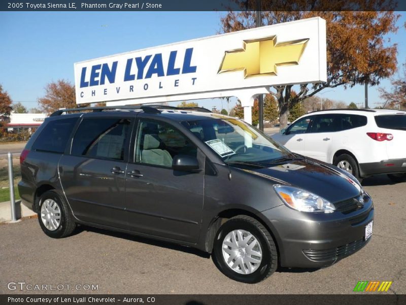 Phantom Gray Pearl / Stone 2005 Toyota Sienna LE