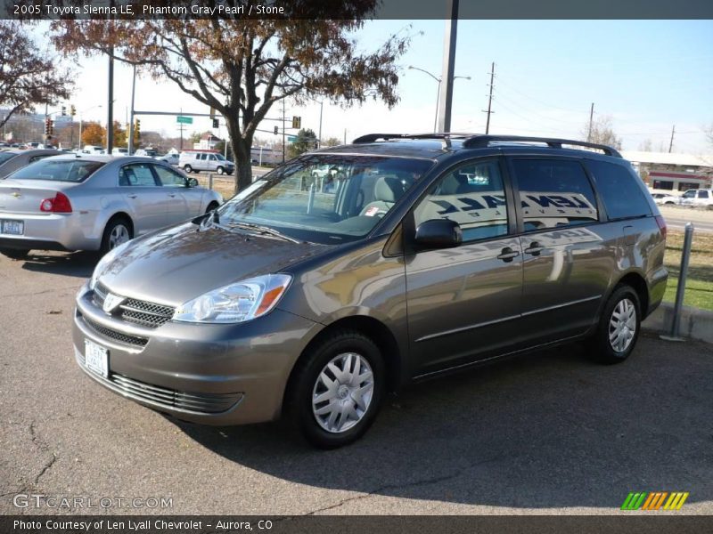 Phantom Gray Pearl / Stone 2005 Toyota Sienna LE
