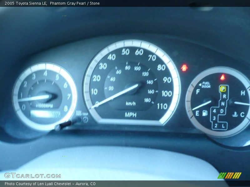 Phantom Gray Pearl / Stone 2005 Toyota Sienna LE