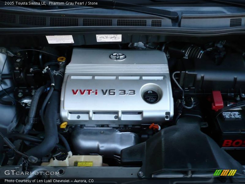 Phantom Gray Pearl / Stone 2005 Toyota Sienna LE
