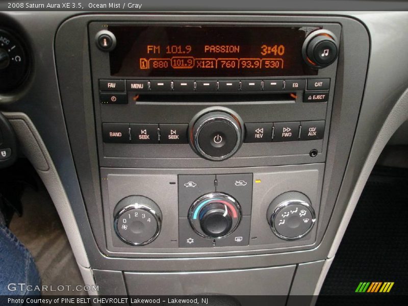 Ocean Mist / Gray 2008 Saturn Aura XE 3.5
