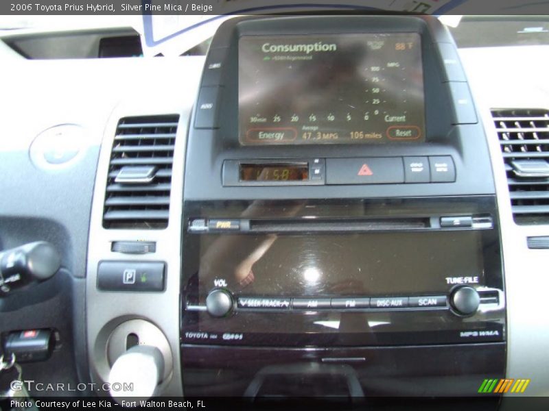 Silver Pine Mica / Beige 2006 Toyota Prius Hybrid
