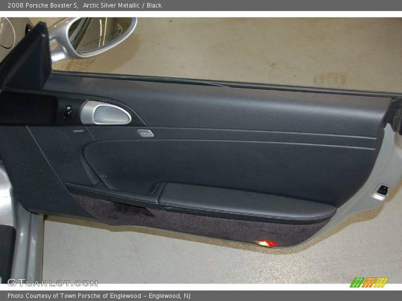 Arctic Silver Metallic / Black 2008 Porsche Boxster S