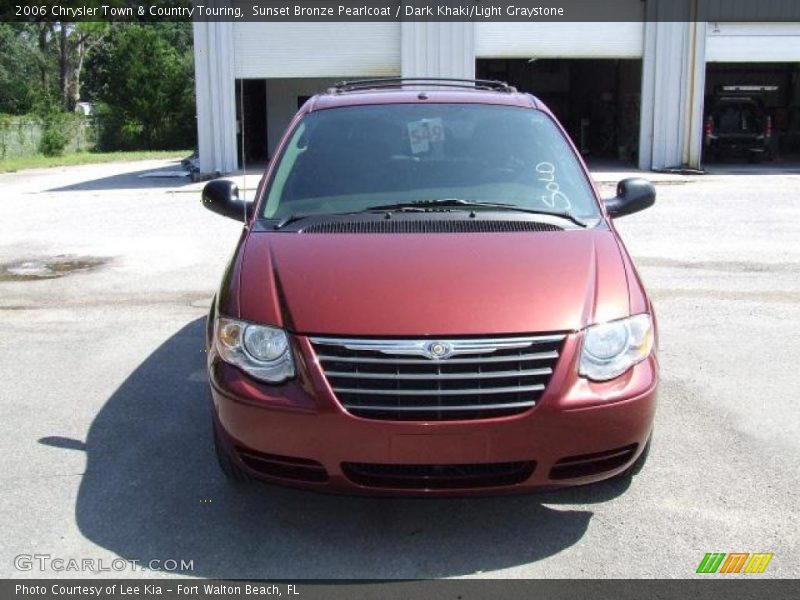 Sunset Bronze Pearlcoat / Dark Khaki/Light Graystone 2006 Chrysler Town & Country Touring