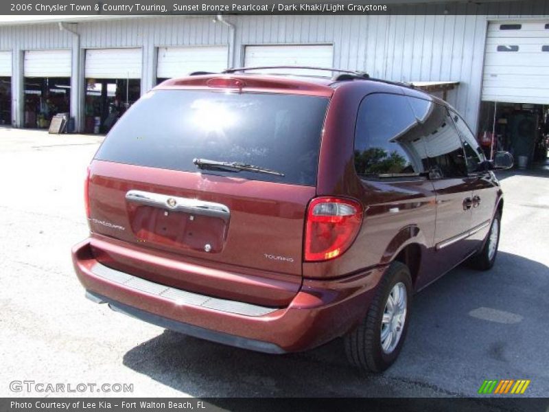 Sunset Bronze Pearlcoat / Dark Khaki/Light Graystone 2006 Chrysler Town & Country Touring