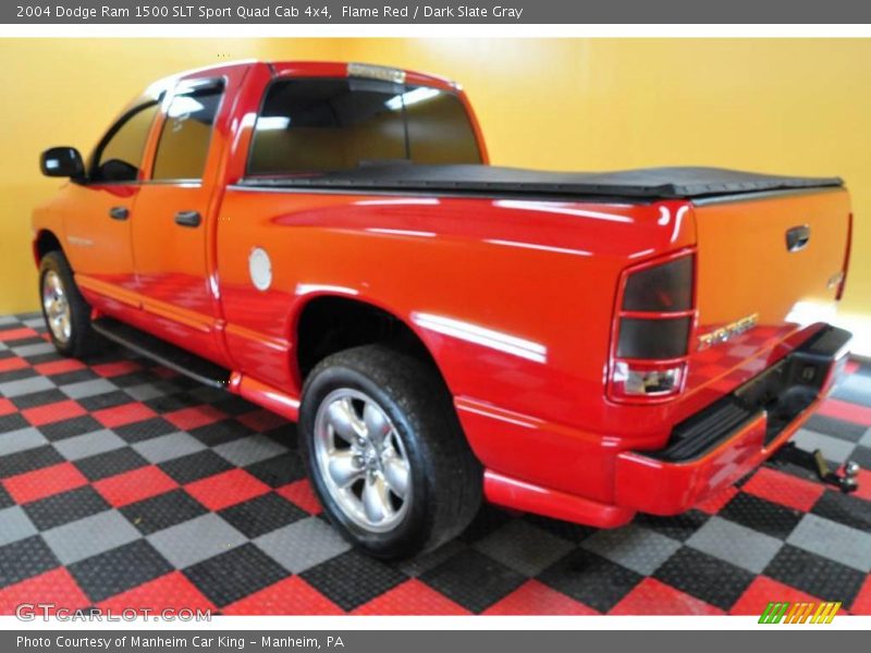 Flame Red / Dark Slate Gray 2004 Dodge Ram 1500 SLT Sport Quad Cab 4x4